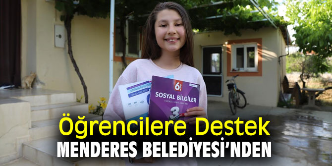 Menderes Belediyesi öğrencilere destek oluyor!