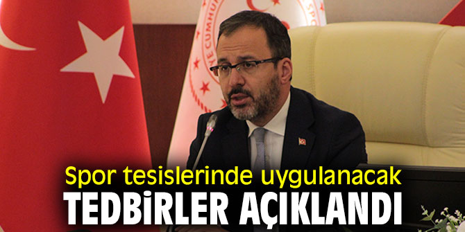 Spor tesislerinde uygulanacak tedbirler açıklandı