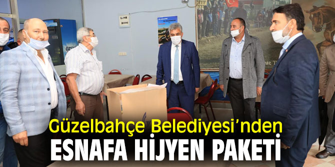 Güzelbahçe'de Esnafa Hijyen Paketi!