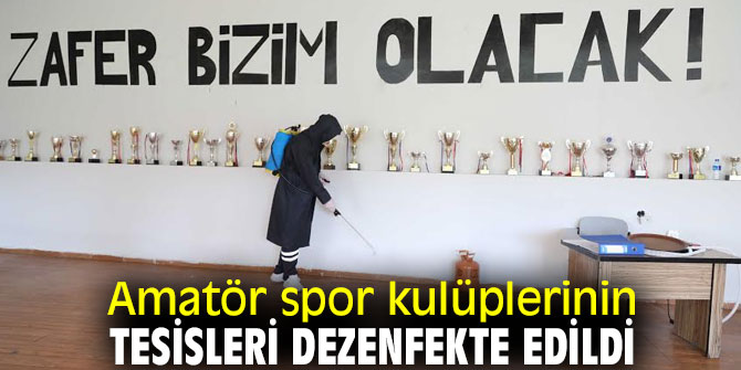 Bayraklı'da spor tesisleri dezenfekte edildi!