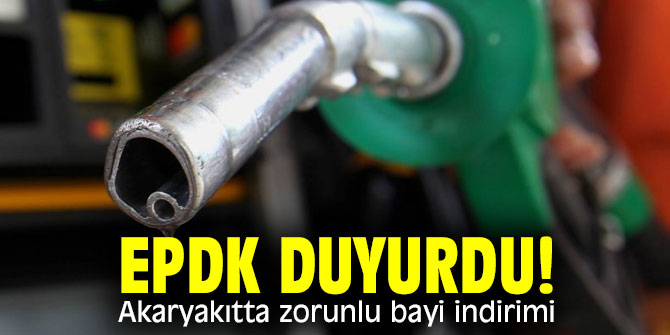 Akaryakıtta zorunlu bayi indirimi