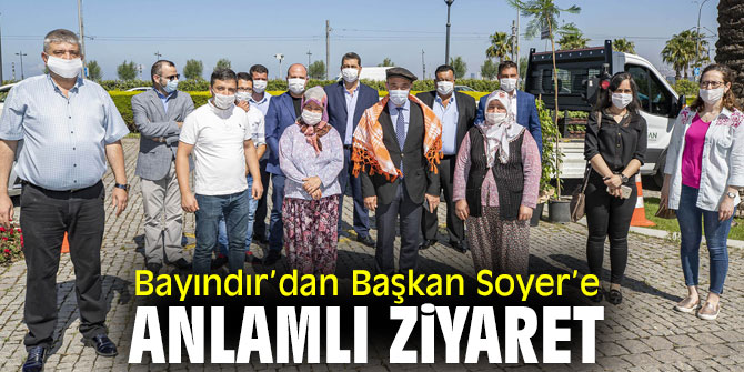 Bayındırlı üreticilerden Başkan Soyer’e ziyaret