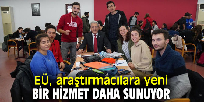 Ege Üniversitesi, araştırmacılara yeni bir hizmet daha sunuyor