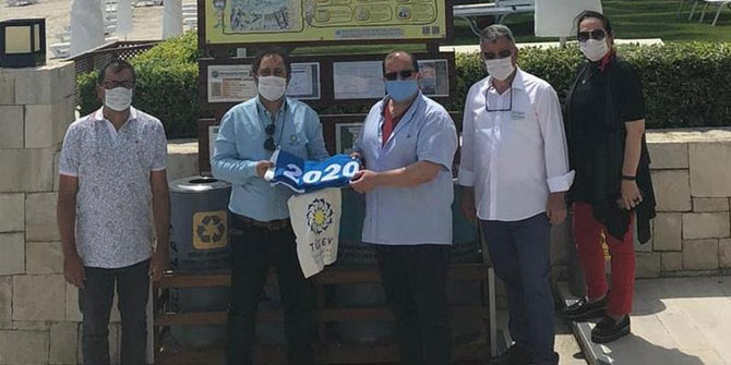 2020’nin ilk mavi bayrağı Boyalık Beach’e