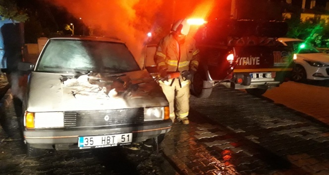 Çalışır vaziyette bırakmıştı! Alev aldı