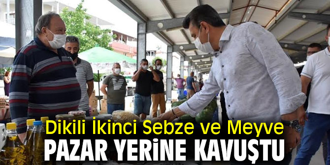 Dikili'ye İkinci Sebze ve Meyve Pazar Yeri Geldi!