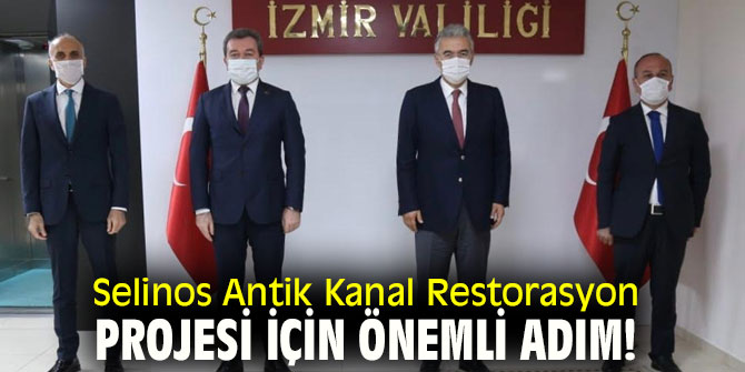 Selinos Antik Kanal Restorasyon Projesi için önemli adım!