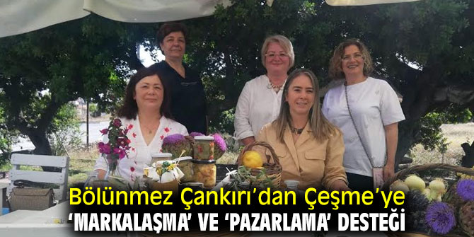 Bölünmez Çankırı’dan Çeşme’ye destek