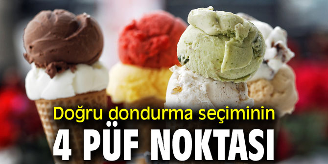 Dondurma seçmek için bu yöntemleri kullanın