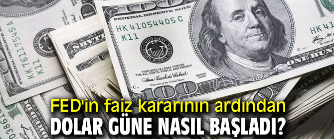 Beklenen açıklamadan sonra dolarda son rakamlar!