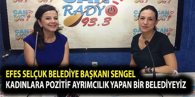 Kadınlara pozitif ayrımcılık yapan bir belediyeyiz