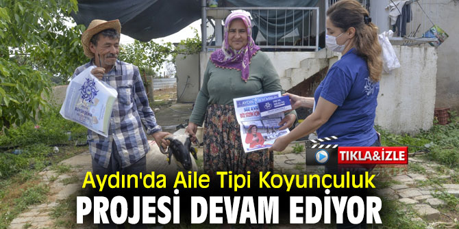 Aydın'da Aile Tipi Koyunculuk projesi devam ediyor