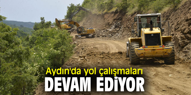 Aydın'da yol çalışmaları sürüyor!