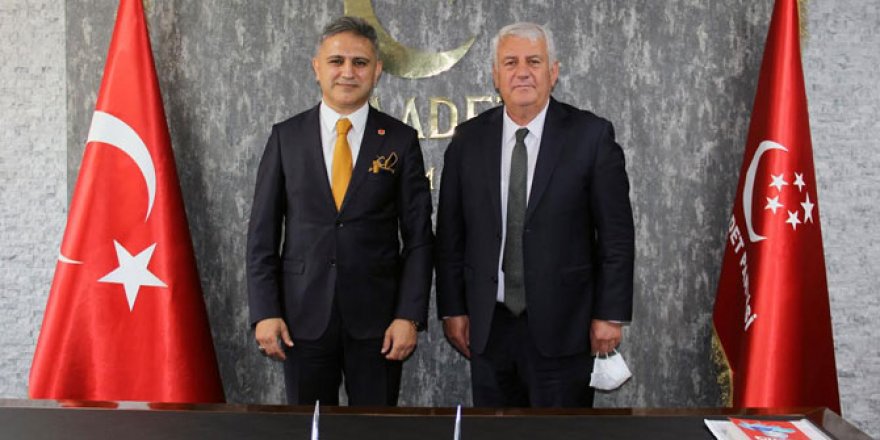 Zekeriya Mutlu'dan Saadet Partisi İl Başkanı Erduran’a ziyaret