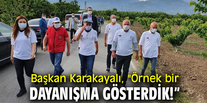 Başkan Karakayalı'dan İzmirlilere teşekkür!