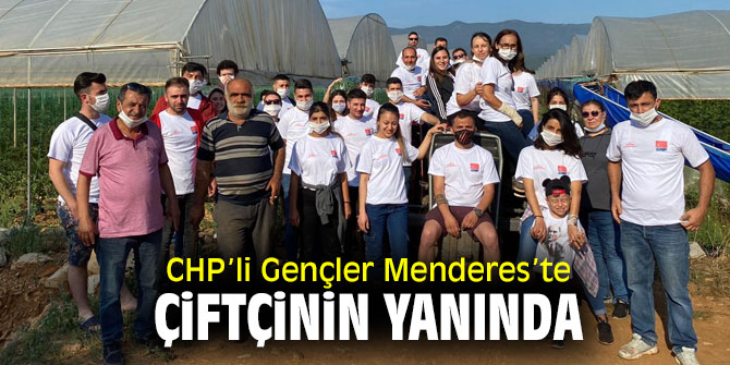 CHP’li Gençlerden Çiftçilere destek