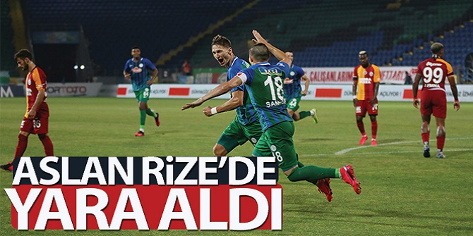 Rizespor 2 - 0 Galatasaray