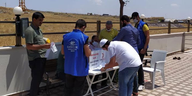 İpekyol Gençlik Merkezinden kan bağışı kampanyası