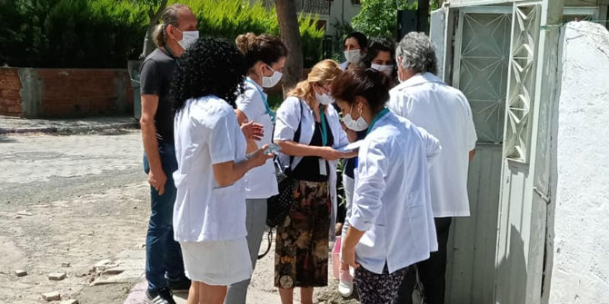 FOÇA'DA (COVİD-19) ANTİKOR TARAMALARINA BAŞLANDI