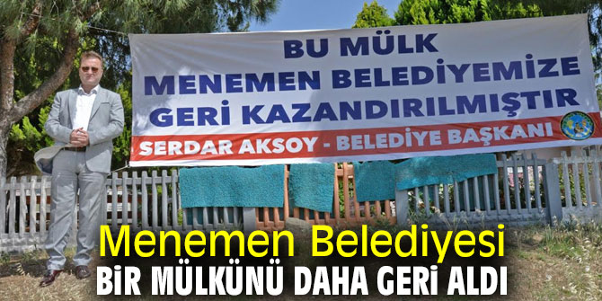 Kimse belediyenin mallarının üzerine çökemez!
