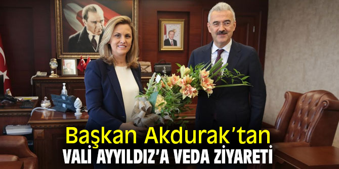 Başkan Akdurak’tan Vali Ayyıldız’a ziyaret