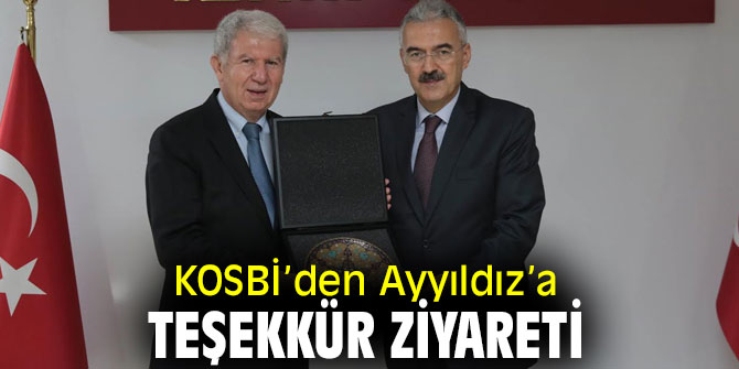 Kemalpaşa Organize Sanayi Bölgesi'nden  Ayyıldız’a teşekkür ziyareti