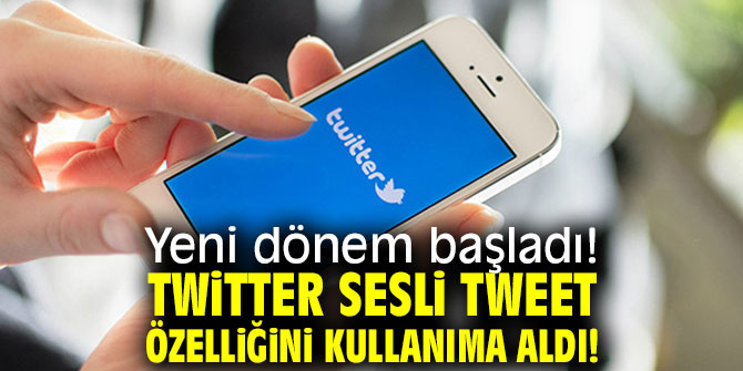 Yeni dönem başladı! Twitter sesli tweet özelliğini kullanıma aldı!