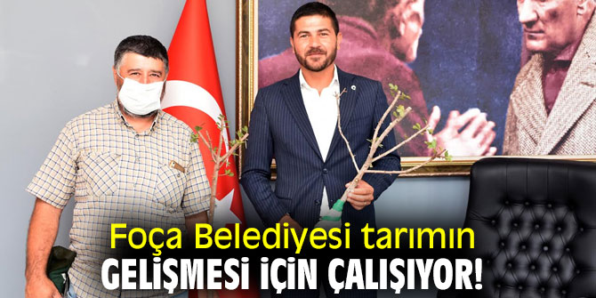 Foça Belediyesi tarımın gelişmesi için çalışıyor!