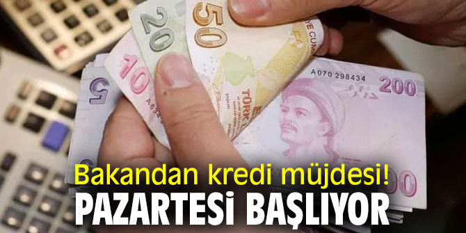 Bakan Ersoy'dan kredi müjdesi!