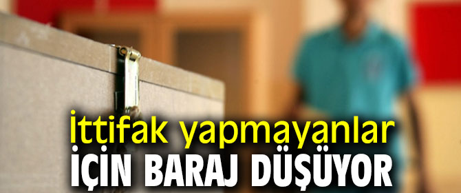 Seçimde onlar için baraj düşüyor