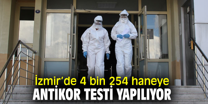 4 bin 254 haneye antikor testi yapılıyor