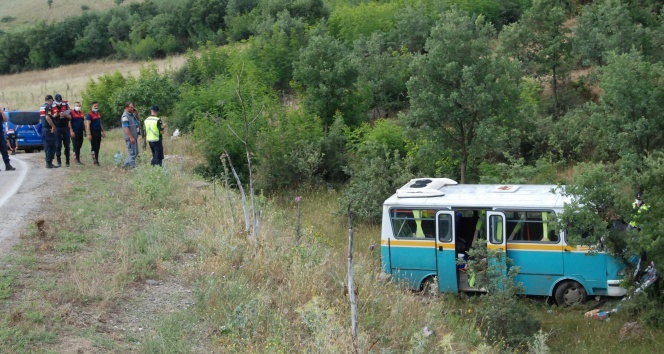 İşçi minibüsü yoldan çıktı! Çok sayıda yaralı