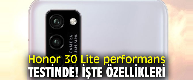 Honor 30 Lite performans özellikleri!