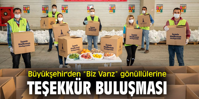 Büyükşehir'den “Biz Varız” gönüllülerine teşekkür buluşması