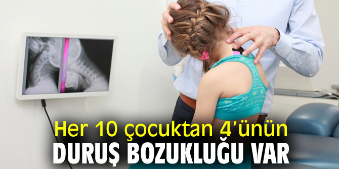 Dikkat! Her 10 çocuktan 4’ünün duruş bozukluğu var