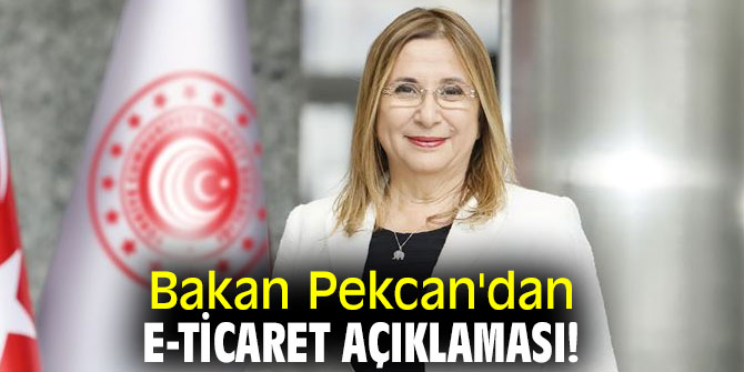 Bakan Pekcan'dan e-ticaret açıklaması!