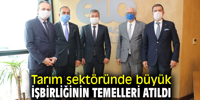 Tarım sektöründe büyük işbirliği!