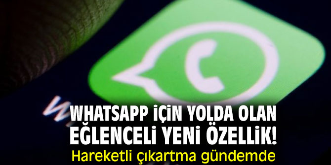 WhatsApp için yolda olan eğlenceli yeni özellik! Hareketli çıkartma gündemde
