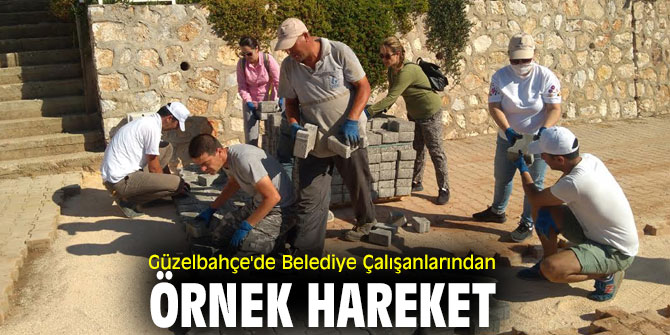 Güzelbahçe'de Belediye Çalışanlarından Örnek Hareket