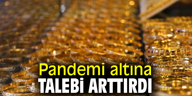 Pandemi altına talebi arttırdı