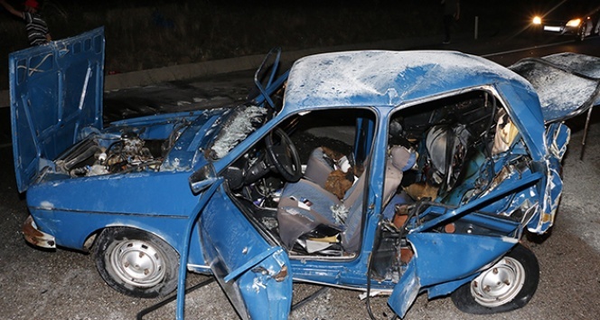 Korkunç kazada 1 ölü, 1 ağır yaralı!