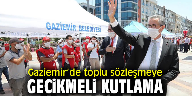 Gaziemir’de gecikmeli kutlama!