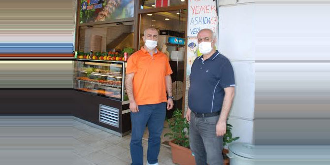 Askıda yemek kampanyası Basmane'de