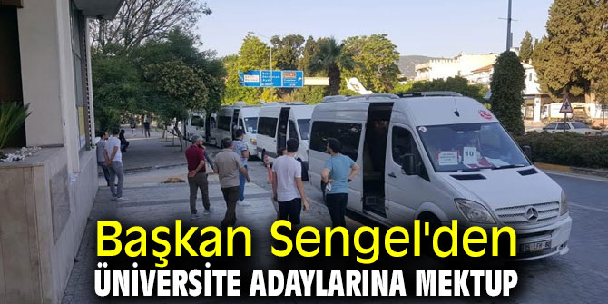 Başkan Sengel'den üniversite adaylarına mektup