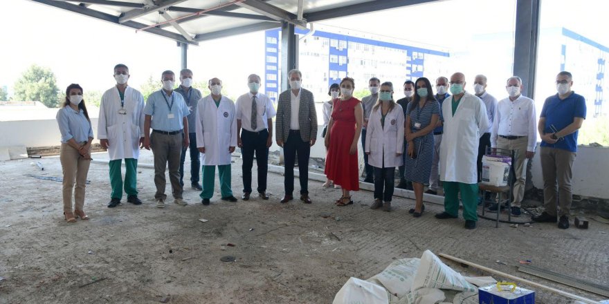 Ege Üniversitesi Hastanesinde yenileme ve onarım çalışmaları devam ediyor