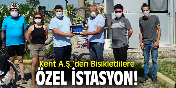 Kent A.Ş.’den Bisikletlilere Özel İstasyon!