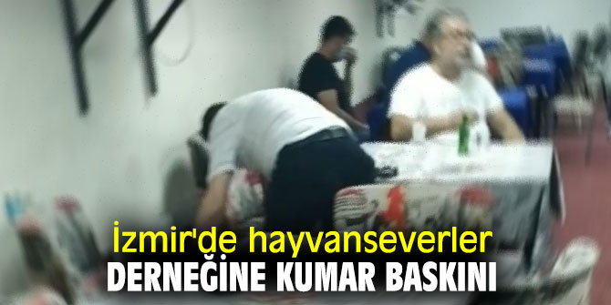 İzmir'de kumar baskını