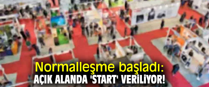 Açık alanda 'start' veriliyor!