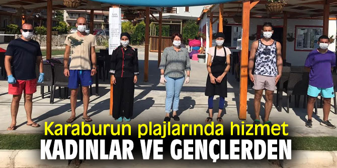 Karaburun plajları, kadınlar ve gençlerden emanet!