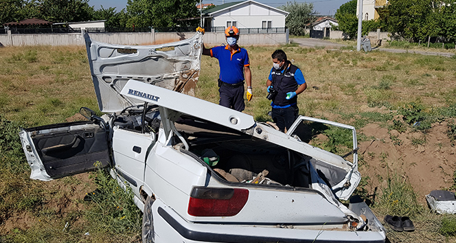 Düğün dönüşü kazda 1 ölü, 4 yaralı